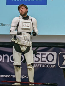 Martin Splitt In Stormtrooper Uniform