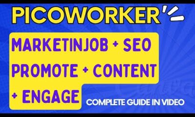 How To Complete Marketing Job + SEO + Promote + Content + Engage in Picoworkers job