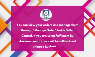 Manage Orders On Amazon?| Amazon | FBA | SEO | Digital Marketing | Globalhype Media Solution #Shorts
