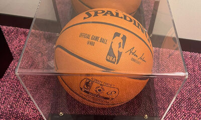 Official NBA Game Ball Encased At Google Office