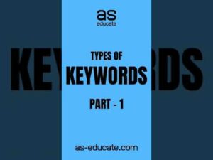 Types of Keywords for Search Engine Optimization
