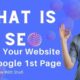 What Is SEO ? - Search Engine Optimization - Rank Your Website on Google 1st Page