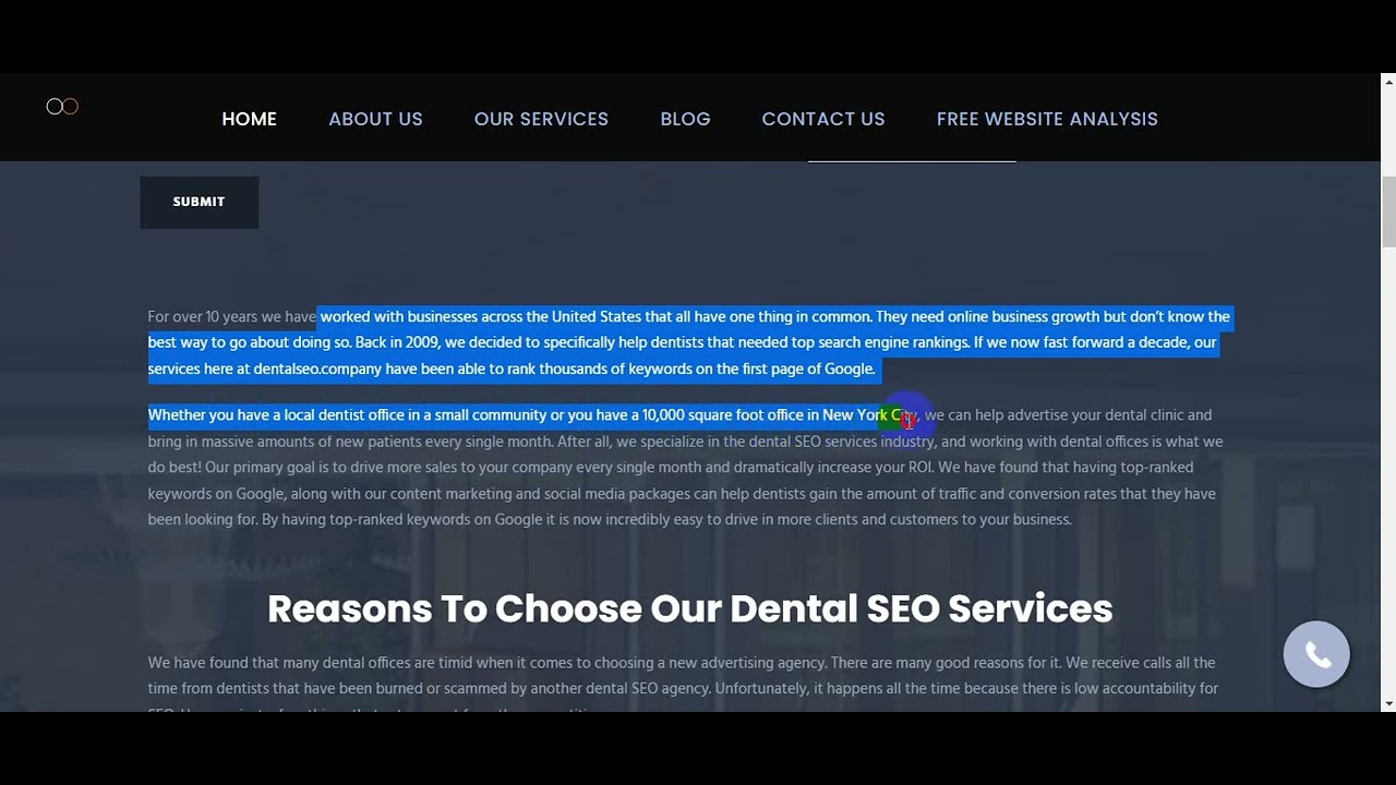 dental seo company || dental marketing || dental seo marketing || dental seo Service || part 100