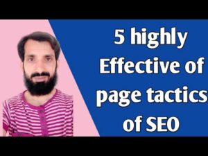 5 highly off page SEO Tactics ||  How to make money online from Search engine optimization