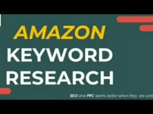 Amazon Keyward Research|Amazon Search engine Optimization|