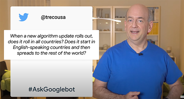 Google Video On Rolling Out Search Algorithm Updates Globally