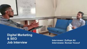 Noman Yousuf Job Interview-Digital Marketing & SEO 2022