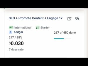 SEO + Promote Content + Engage 1x