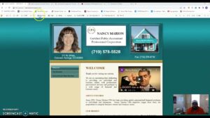 7883-SEO-Marketing-&-Web Design, LLC screencast for Nancy Marion CPA