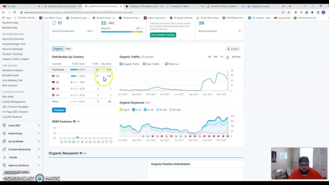 7883-SEO-Marketing-&-Web Design screencast for PureBlind in Denver Colorado