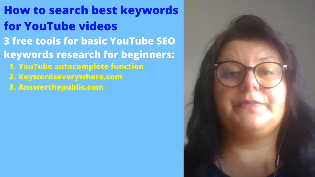 Basic SEO for YouTube | Find the best keywords for your YouTube videos |  Get more views on YouTube