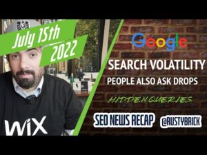 Google Volatility, People Also Ask Drop, Search Console Hidden Queries, Google Ads Features & Much More