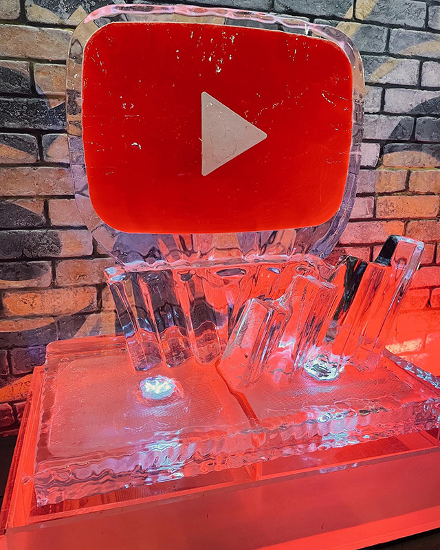 YouTube Ice Sculpture