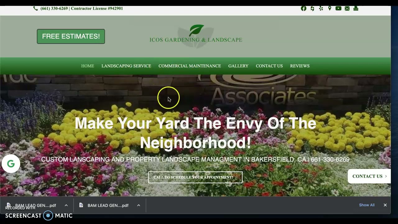 Icos Gardening & Landscape, Landscaping Bakersfield, Little SEO and Marketing