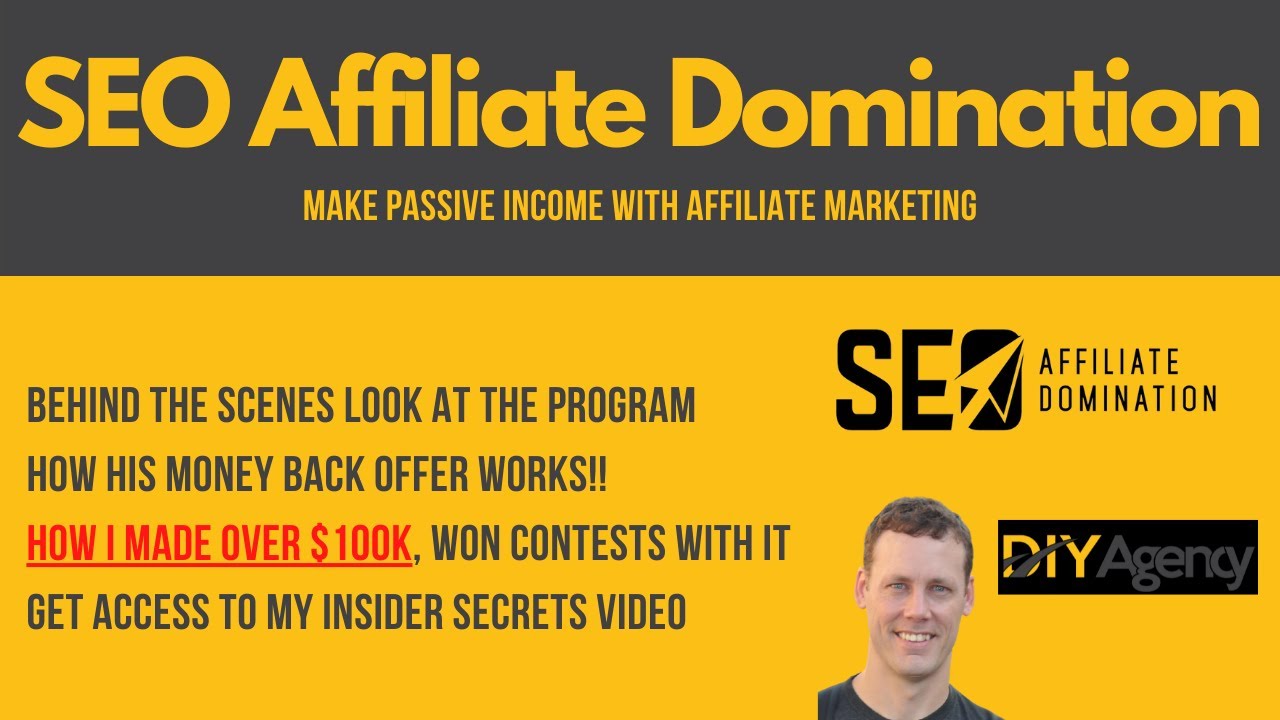 SEO Affiliate Domination | Affiliate Marketing For Beginners