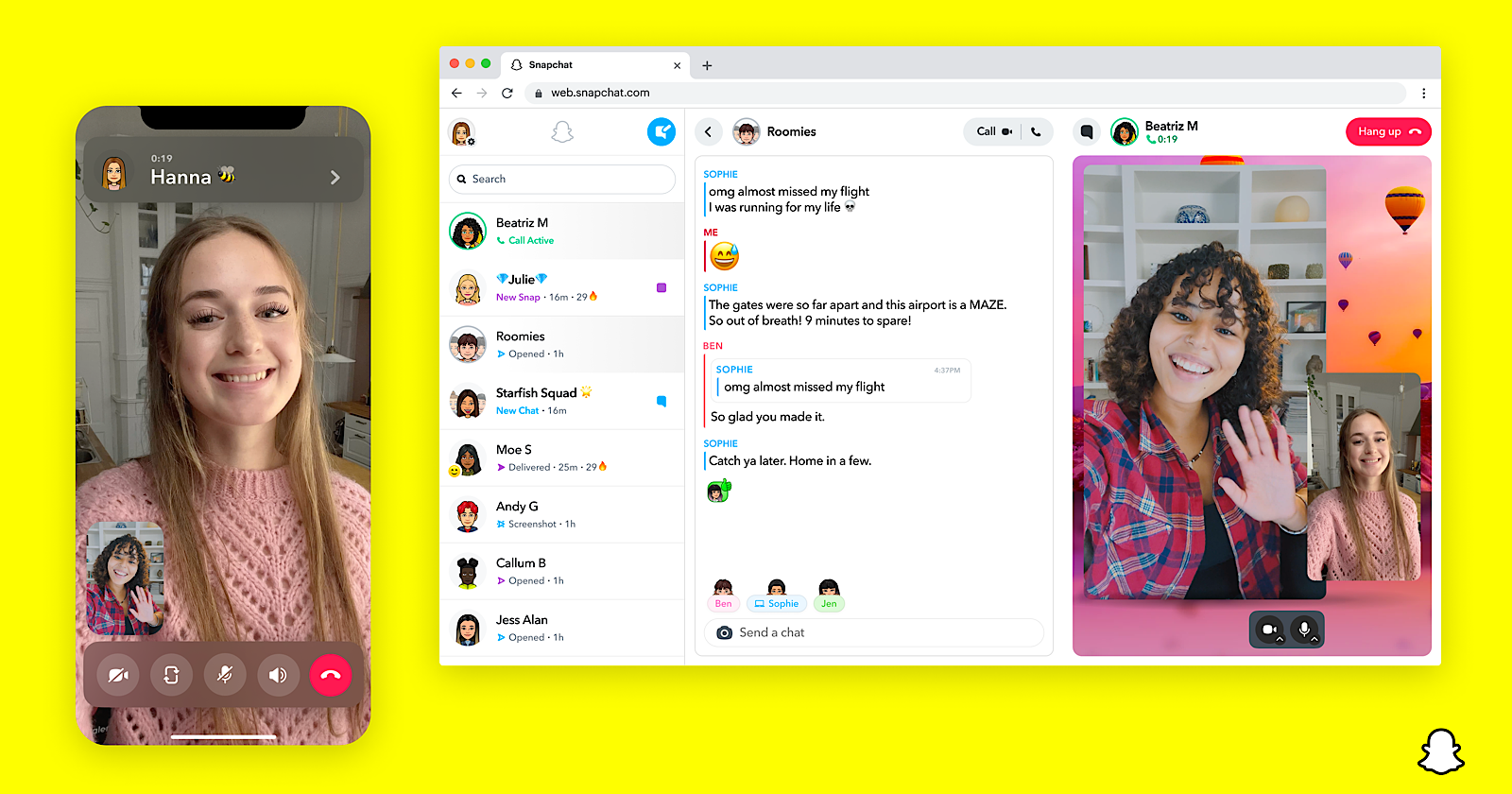 Snapchat Launches On Desktop For Premium Members