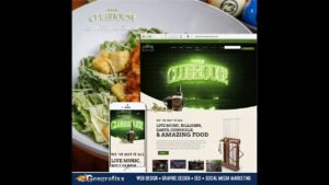 The Club House Bar And Grill Web Design Project