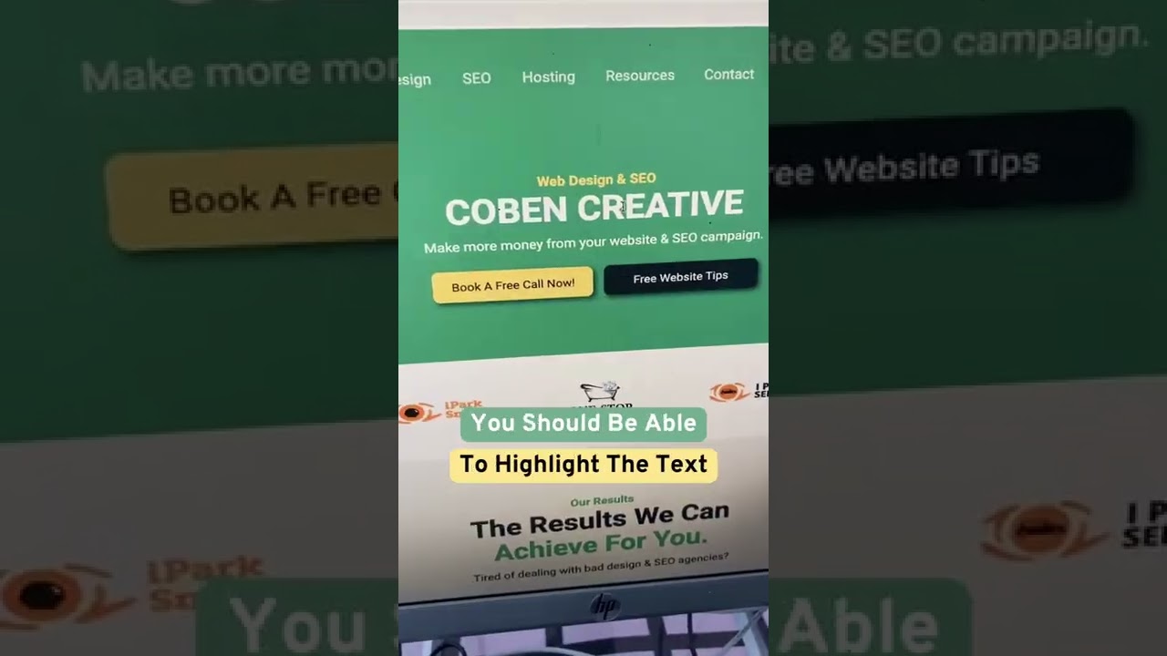 Web Design And SEO Mistake #seo #searchengineoptimization #webdesign #seotips #shorts