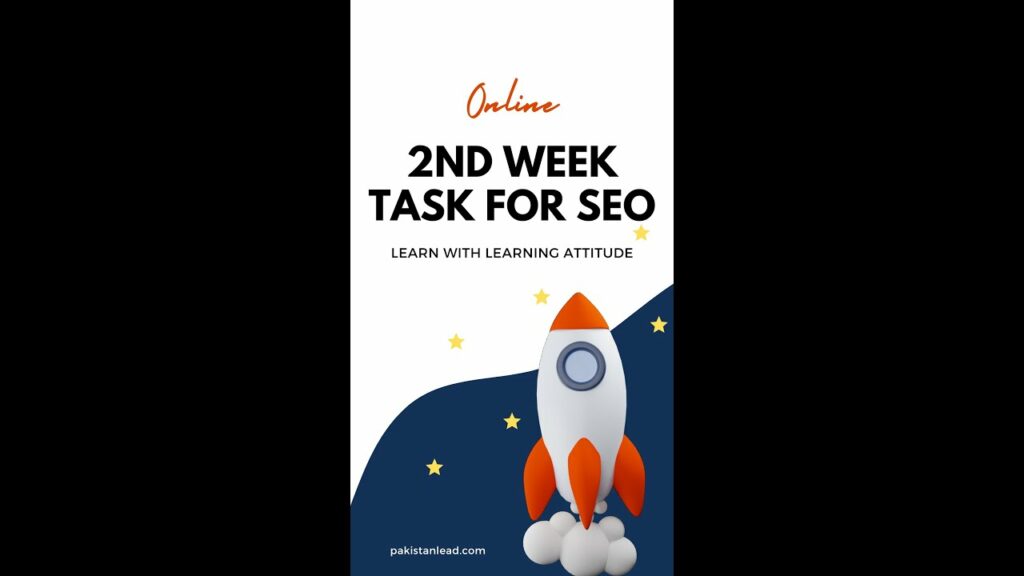 2nd Week Task for Search Engine Optimization | SEO Stepwise Guidelines | #shorts | #seo | #salim