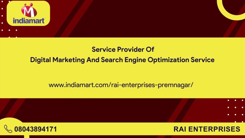 Digital Marketing And Search Engine Optimization Service Service Provider