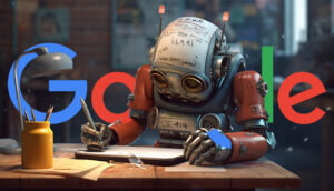 Robot Ad Designer Google Logo