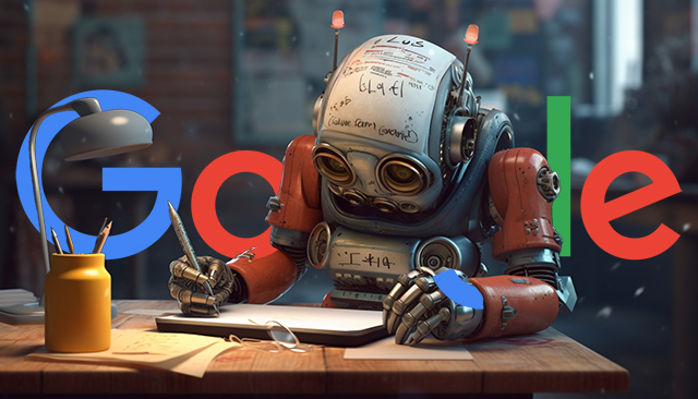 Robot Ad Designer Google Logo