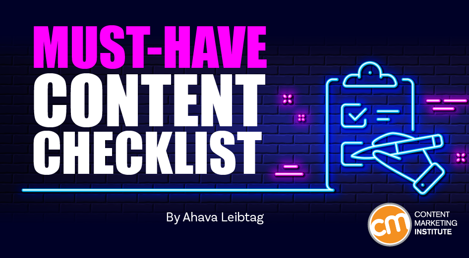 Must-Have Checklist to Creating Valuable Content