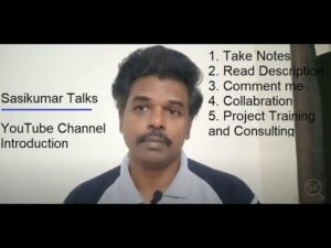 Sasikumar Talks (SEO, Digital Marketing & Information Technology) - YouTube Channel Introduction