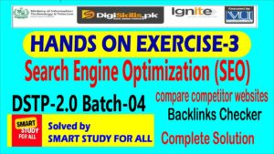 Search Engine Optimization exercise 3 Batch 4 seo by Digiskills Solved by Smart Study For All