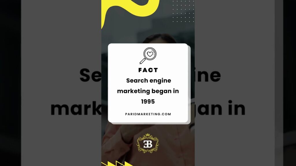 Search engine marketing began in 1995 #shorts