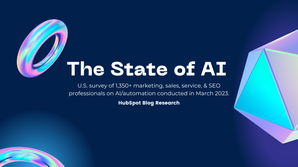 The HubSpot Blog’s State of AI Report [Key Findings from 1300+ Business Professionals]