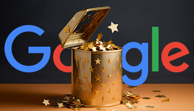 Charity Box Filled With Stars Google Logo