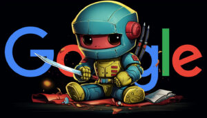 Google Ninja Robot Cutting Book
