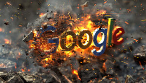 Google Logo Core Explosion