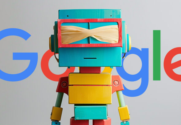 Google Robot Blindfolds
